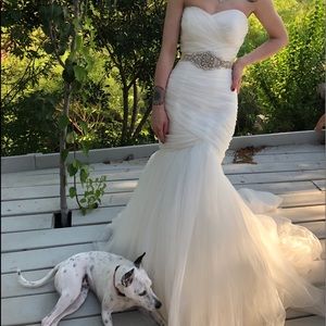 NEVER WORN Mori Lee Blu 5108